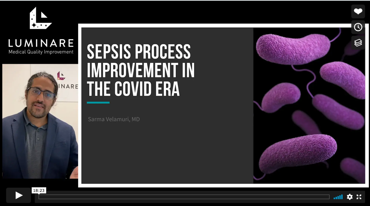 Sepsis Process Improvement in the Covid Era Webinar by Luminare