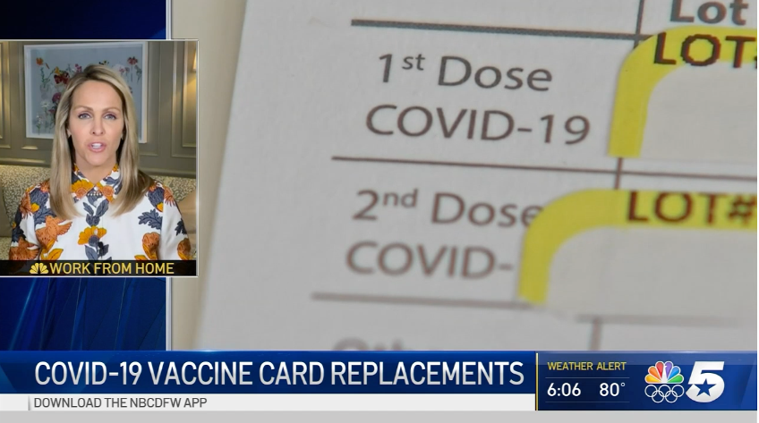 Replace Lost COVID 19 Vaccination Cards